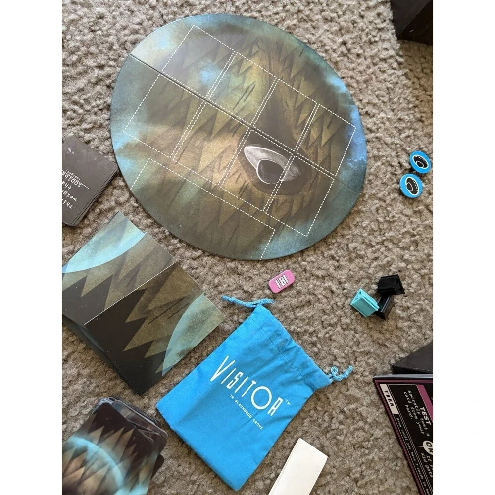 Visitor in Blackwood Grove board game by Resonym, excellent condition